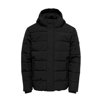 Only Only, Heren, Jassen, Zwart, Maat: S Poliester