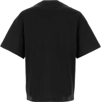 Jil Sander Mens Cotton T-Shirt Black