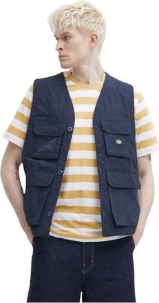 Dickies Fishersville Vest - - Jackets - Uomo - Blu - S