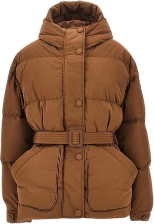 Ienki Ienki Chaqueta de plum&oacute;n con cintur&oacute;n Michlin - Jackets - Mujer - Marr&oacute;n - S