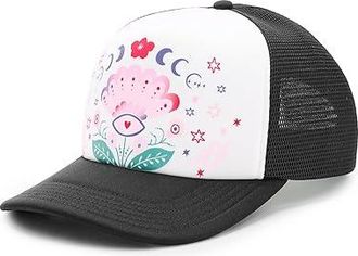 Spiritual Gangster Beacon Trucker Womens Hat Baseball Caps Vintage Black, Polyester
