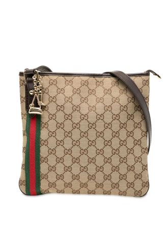 Gucci 2000-2015 GG Canvas Jolicoeur crossbody bag - Marrone