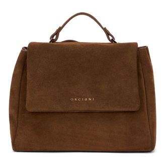 Orciani Handbags, female, Brown, Size: ONE SIZE Sveva Midi Handbag