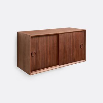 La Redoute Interieurs Vintage wandonderstel, walnootfineer, QUILDA