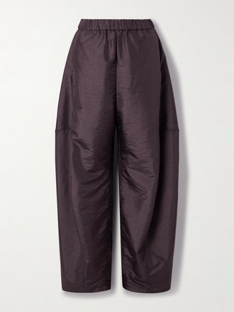 Tibi Pantaloni Barrel In Shell Winslow - Viola