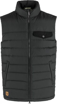 Fj&auml;llr&auml;ven Greenland Down Liner Vest Daunengilet f&uuml;r Herren | schwarz/grau