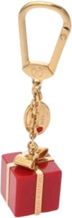 Louis Vuitton Pre-owned Accessories, female, Red, Size: ONE SIZE Pre-owned Fabric Key-holder