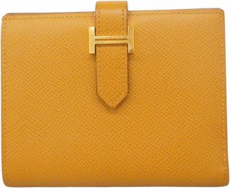 Herm&egrave;s Epsom Leather Wallet (Bi-Fold) (Pre-Owned)