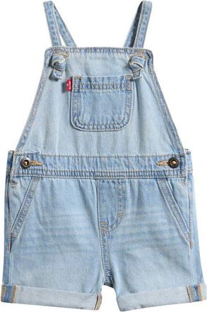 Levi's Cotton Denim Short Overalls in Day Off at Nordstrom, Size 18M