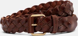 Miu Miu Cintur&oacute;n de piel trenzada