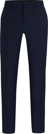 HUGO BOSS Broeken, Heren, Blauw, XL, Blauwe Broek Getlinm