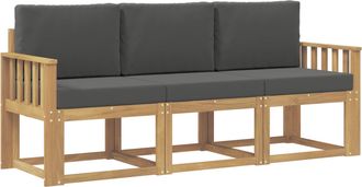 vidaXL Conjunto De Sof&aacute;s De Exterior 3 Uds. Vidaxl