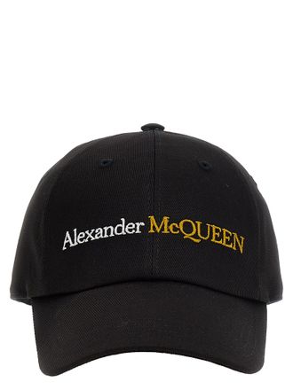 Alexander McQueen Logo Cap Hats Black