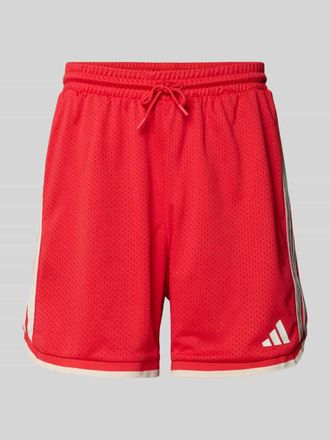 adidas Shorts mit elastischem Bund und Kordelzug in Rot, Gr&ouml;&szlig;e XXL