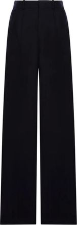 Saint Laurent Pantalon met wijde pijpen - Blauw