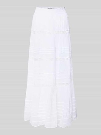 Neo Noir Neo Noir Maxirock mit elastischem Bund Modell Felicia in Weiss, Gr&ouml;&szlig;e 34