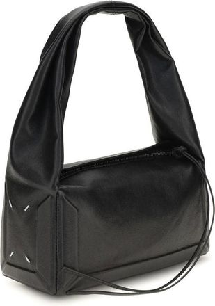 Maison Margiela Womens East West Shoulder Bag Black Mutton