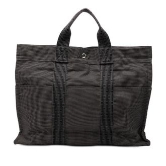 Herm&egrave;s Pre-owned Hermes Canvas Herline MM Unisex 7HKE8X86IPV1RQTW