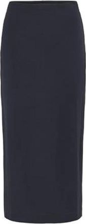 Inwear Blauwe Marine Split Rok - Dames - Maxi Rokken - Zwart - S - Polyester - Rokken