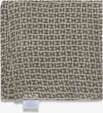 Hemisphere Einstecktuch aus Wolle und Leinen Rade