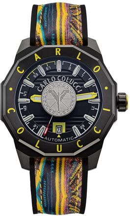 Carlo Colucci Rond Roestvrij Stalen Horloge - Heren - Horloges - Veelkleurig - ONE Size - Accessoires
