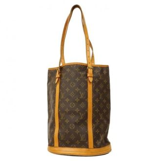 Louis Vuitton Pre-owned Bucket Bags, female, Brown, Size: ONE SIZE Pre-owned Bucket GM Tote