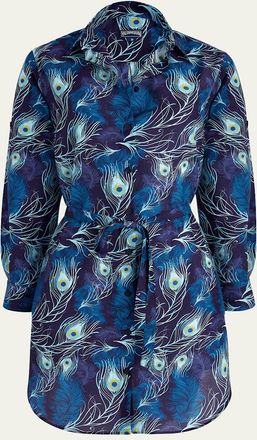 Vilebrequin Eyes of the Wind Cotton-Silk Shirtdress