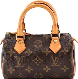 Louis Vuitton Speedy Mini HL Handbag Monogram Canvas satchel - Bruin