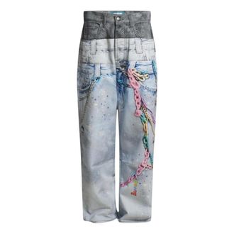 Barrow Loose-fit Jeans, male, Blue, Size: W32 Loose-fit Jeans