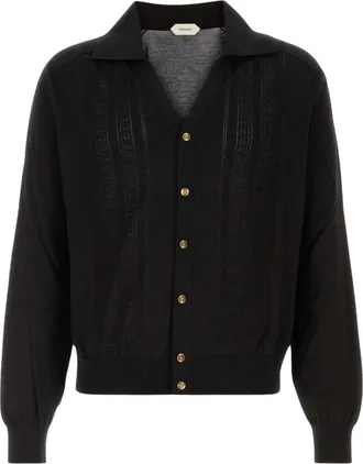 Versace Truien & Vesten, Heren, Zwart, 2Xl, Gebreide Cardigan