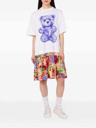 Moschino Womens Teddy Bear Oversized Cotton Dress - White - Size EU 34 (Womens)