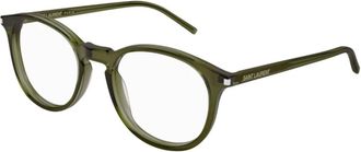 Saint Laurent Glasses, unisex, Green, Size: 48 MM SL 106 Optical Frame