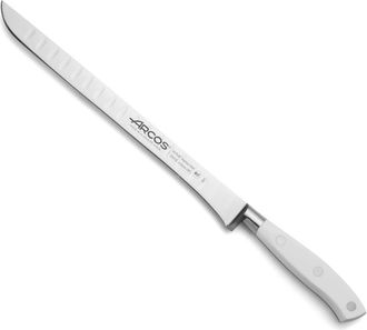 Arcos Cuchillo jamonero acero inoxidable forjado nitrum 250 mm mango blanco