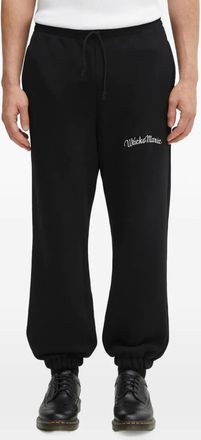 Wacko Maria drawstring logo-detail track pants - men - Fabric - M - Black