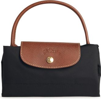 Longchamp Borsa Longchamp Con S Maniglia Le Pliage Original In Tela Riciclata Nera