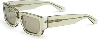 Retro Superfuture Notte Zonnebrillen - unisex - Zonnebrillen - Groen - 55 MM - Accessoires