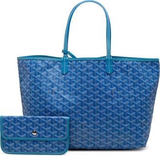 Goyard Blue Goyardine Saint Louis PM