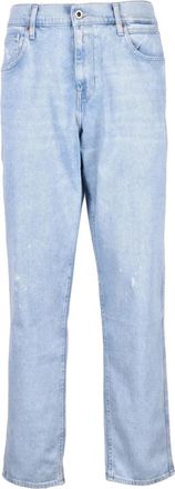 Replay Sandot Tapered Jeans - Heren - Regular Fit Jeans - Blauw - W33 - Katoen - Jeans