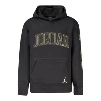Nike Jordan Long-Sleeved Hoodie - male - Jordan - Kids Sweatshirts - Black - 10 Y - Kids