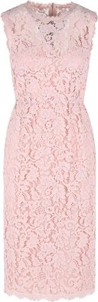 Dolce & Gabbana Pink Cotton Blend Dress