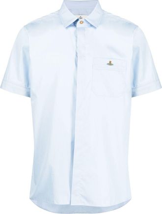 Vivienne Westwood Light Blue Cotton Shirt
