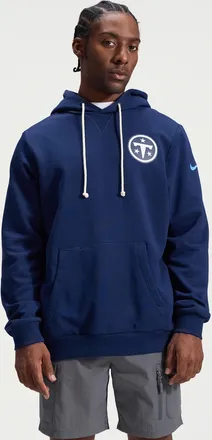 Nike Tennessee Titans Rivalries Collection Sideline Nike Mens Dri-FIT NFL Pullover Hoodie in Blue | 03AZ41S9V-W96