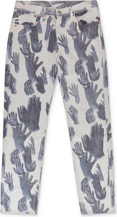 Denim Tears White Levis Hands Jeans