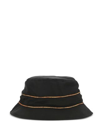 Alviero Martini 1A Classe Hoed met band met print - Zwart