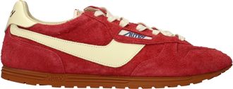 Autry maschiles Scarpe da ginnastica in pelle scamosciata rossa/burro