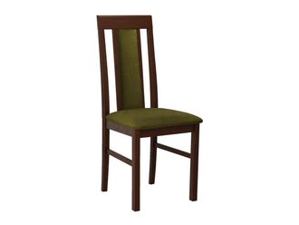 Mirjan24 Mobilier1 - Silla Victorville 165, Nuez, 96x43x40cm, Tapiz, De Madera, Madera, Muebles Ya Montados