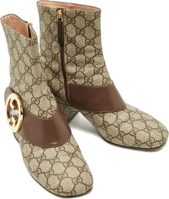 Gucci Stivaletti Blondie con logo GG - Toni neutri