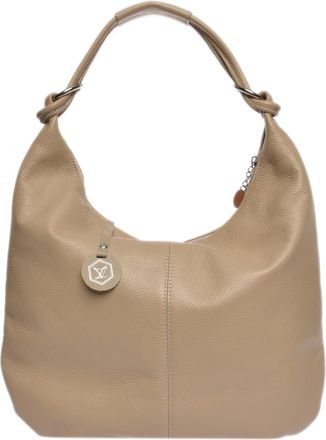 Luisa Vannini Beige Leren Tas