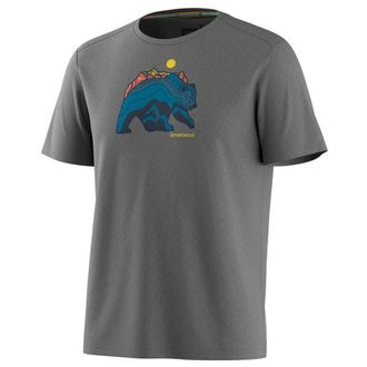 Smartwool Bear Strata Active Short Sleeve Merinoshirt - Unisex | light gray heather