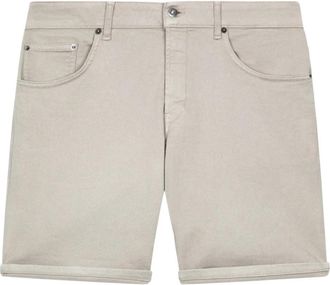Dondup Beige Bull Stretch Bermuda Shorts - Heren - Korte Broeken - Beige - W32 - Katoen - Korte Broeken